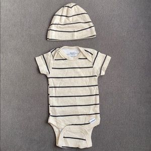 Gerber Organic Onesie and Hat
